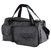Gray Bag With Black Strap & Chrome Shop Mafia Logo