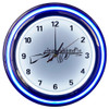 CSM - Neon Clock W/ Blue & White Lights