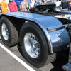 132 Inch Smooth SS Rolled Edge Full Fenders & Heavy Duty Mounting Kit