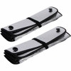 2 Piece Accordion-Fold Reflective Thermal Windshield Sunshade For Peterbilt 389, 388, 386, 384