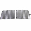 2 Piece Accordion-Fold Reflective Thermal Windshield Sunshade For Peterbilt 389, 388, 386, 384