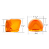 Dual Function Guide 682-C Headlight Turn Signal - Amber LED Amber Lens