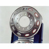 Gray Oval Wheel Insert For Peterbilt With 22.5 Inch And 24.5 Inch Wheels