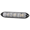 10 Diode Amber/ Clear LED Dual Function Warning Light- Surface Mount