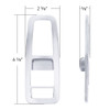 Chrome Plastic Door Switch Cover W/ Power Mirrors- Driver Side For Kenworth T680, T880 & W990