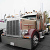 Peterbilt 389, 388 Polished Aluminum Front Fender Blinker Bar Light Brackets