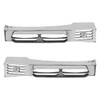Peterbilt 389, 388 Polished Aluminum Front Fender Blinker Bar Light Brackets
