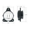 Chrome 6 LED Projector Fog Light For Volvo VNR
