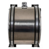 35 Gallon Aluminum Side Mount Cylindrical Reservoir- 24 X 19 Inch