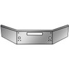 Kenworth T800 & T880 14 Inch Chrome Bumper, 10 Gauge W/ Tapered Open End -Tow & Vent Holes By BESTfit