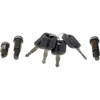 Ignition Lock Cylinder Kit W/ Door Lock Cylinders For Volvo