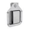 Steel Exterior Sleeper Storage Door Handle W/ Chrome Handle- Driver Side For Kenworth T800, W900