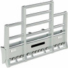 Kenworth W900L Road Train Grille Guard W/ Horizontal Bars, Slam Latch, Lift Assist, Lights By Herd