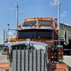 7 X 6 Inch Stainless Steel Forward Bowtie Visor For Kenworth