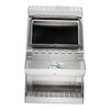 Smooth Aluminum Step Box W/ Smooth Lid & Lockable T-Handle- 18 X 25.13 X 21 Inch