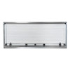Smooth Aluminum Tool Box W/ Aluminum Roll-Up Door & Stainless Steel Grab Bar- 72 X 30 X 24 Inch