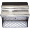 34 X 25 X 24 Inch Diamond Plate Aluminum Tool Box Assembly Passenger Side by BESTfit For Kenworth T800, W900