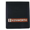 14 X 16 Inch Black Rubber Kenworth Logo Mud Flap, Front