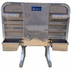 Merritt Dyna-Light Aluminum Cab Rack 68 X 80 Inch W/ Center Enclosure 2 Shelves 44 X 27 X 18 Inch