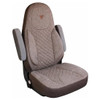 Brown Cloth Seat Cover W/ Brown Stitching For Volvo, Peterbilt, International, Western Star & Kenworth