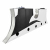 12 Gauge Customs Stainless Steel Fuel Tank I- Panel W/ 5 Cab Light Cutouts For Kenworth W/ 24.5 Inch Fuel Tanks