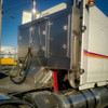Enclosed Style Smooth Aluminum Cab Rack W/ 3 Exterior Cabinets & Interior Shelf In Center Cabinets 78 X 68 X 18 Inch