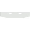 20 Inch Stainless Steel Standard Tapered Boxed End Bumper, 10 Gauge W/ Tow Holes For Peterbilt 352 & 359