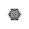 3/4 Inch X 1 3/8 Inch Chrome Bullet Nut Cover