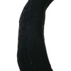 18 Inch Black Crocodile Style Steering Wheel Cover