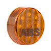 2 Inch Round Clearance Marker LED Light- Amber LED/ Amber lens