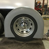 Fiberglass Paintable Project Two Full Radius Fender Set 38 Inch Drop W/ 7.5 Inch Sidewall