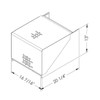 Merritt Aluminum 12 X 20 X 16 Inch 2 Battery Box & Deck Plate