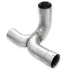 BESTfit 5 Inch ID/ ID/ OD 3 Bend Exhaust Tee No Muffler For Kenworth T600, T800 & W900B/L AeroCab