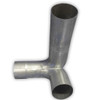 Exhaust Y-Pipe Replaces M66-1258 For Kenworth T600 AeroCab With Dual Exhaust Behind The Sleeper