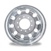 24.5 X 8.25 Inch Polished Aluminum Wheel W/ 10 Round Holes