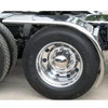 80 Inch Smooth Rolled Edge Half Fenders W/ Mounting Kit 16 Gauge Stainless Steel