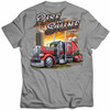 Rise And Shine Peterbilt 389 Graphic T-Shirt - 2X - Large