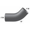BESTfit 5 Inch Elbow For 2 Piece Y-Pipe Replaces K180-13637 For Kenworth W900