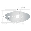 Above Door Dome Light Plate Stainless Steel For Freightliner Cascadia 113/125