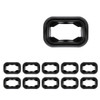 Rectangular Rubber Grommet Flush Mount 10 Piece Pack
