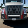 Center Bumper Trim Satin Silver Painted ABS For Volvo VNL Gen III