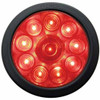 10 LED 4 Inch Stop. Turn And Tail Light Kit, Red LED/ Red Lens