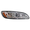 Chrome Projection Headlight Passenger Side W/ LED Position For Peterbilt 386 & 387