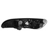Chrome Projection Headlight Passenger Side W/ LED Position For Peterbilt 386 & 387