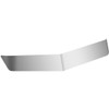 Kenworth T680 & T880 11.5 Inch Stainless Steel Drop Visor, Blind Mount For Low Roof Day Cab Models