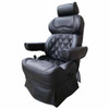 Excalibur XL Seat Black Vinyl W/ Black Stitching, Manual Recline & Power Lumbar, Heat/Cool Options