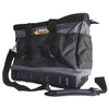 BESTfit Black & Gray Oxford Tool Bag W/ Rigid Plastic Sole