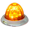 Legendary 1-1/2 Glass Watermelon Amber-Amber 2 Wire Single Function 3/4 Inch Stud Mount LED Light - Each