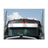 14 Inch Stainless Steel Drop Visor For Kenworth T600, T800 & W900