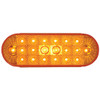 20 LED Spyder Low Profile Light W/ Plug - Amber LED/ Amber Lens